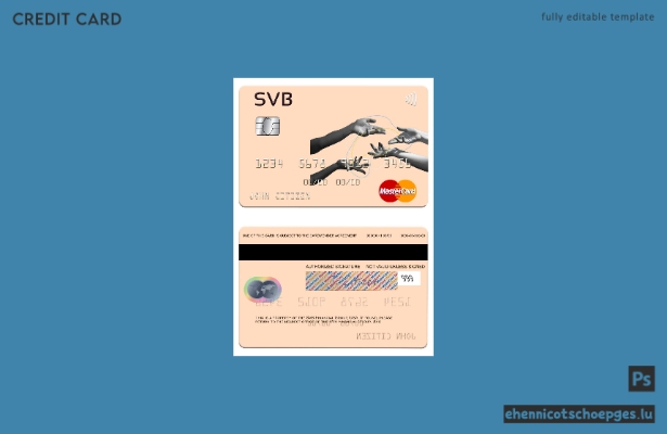USA SVB Financial Group Mastercard Beispielvorschau